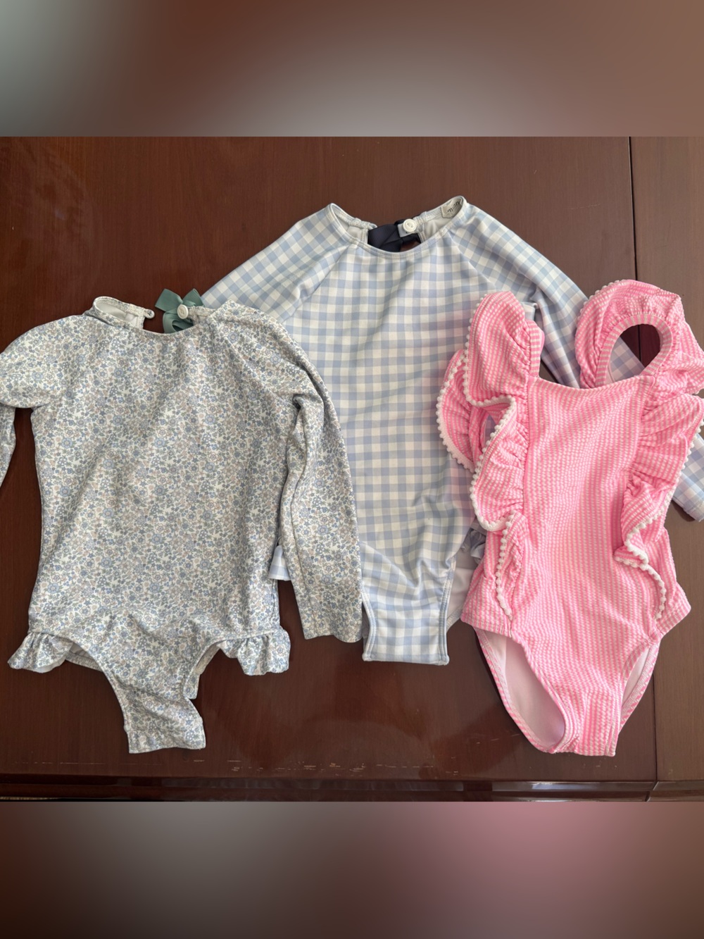 Girls One-Piece Swimsuit Set - 2 Minnow & 1 Janie & Jack